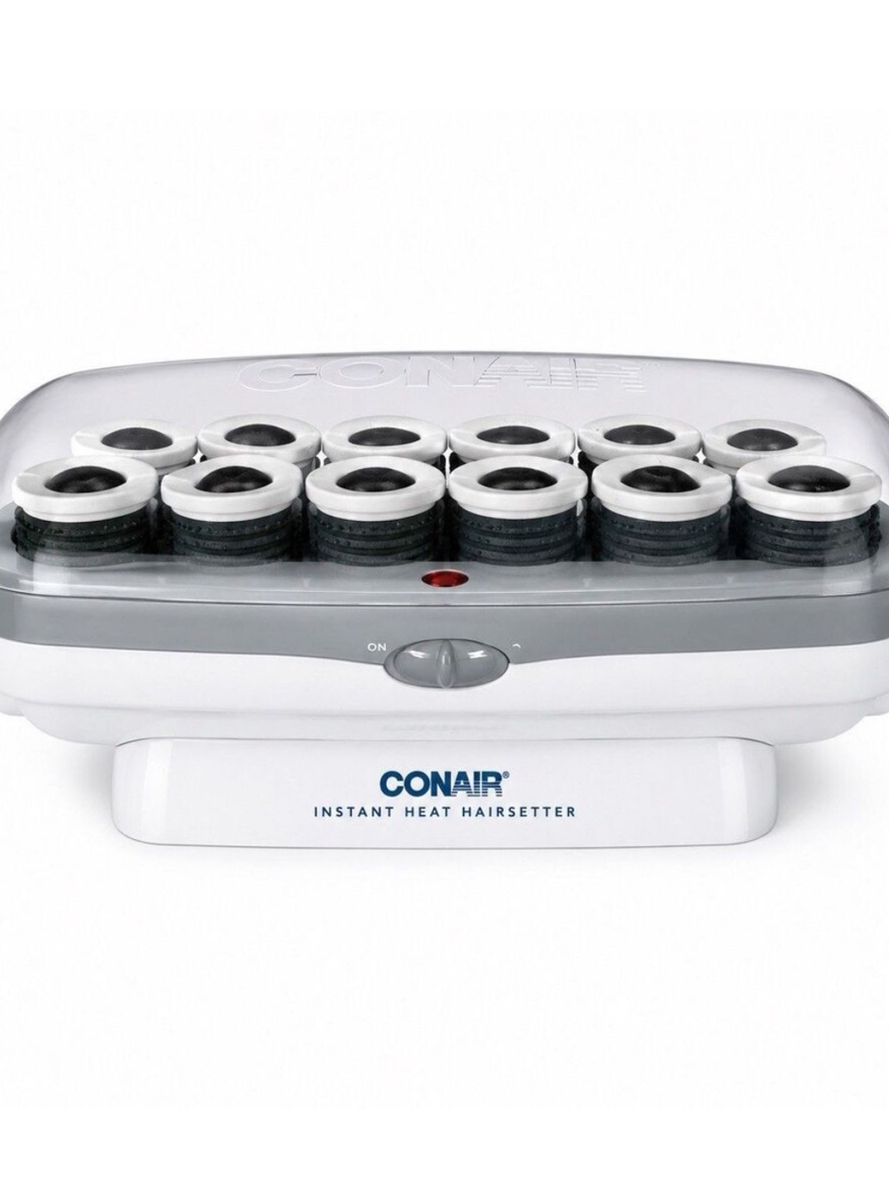 Vintage Conair Instant Heat Hairsetter 12 Hot Hair Rollers Curlers Clips CHV14N